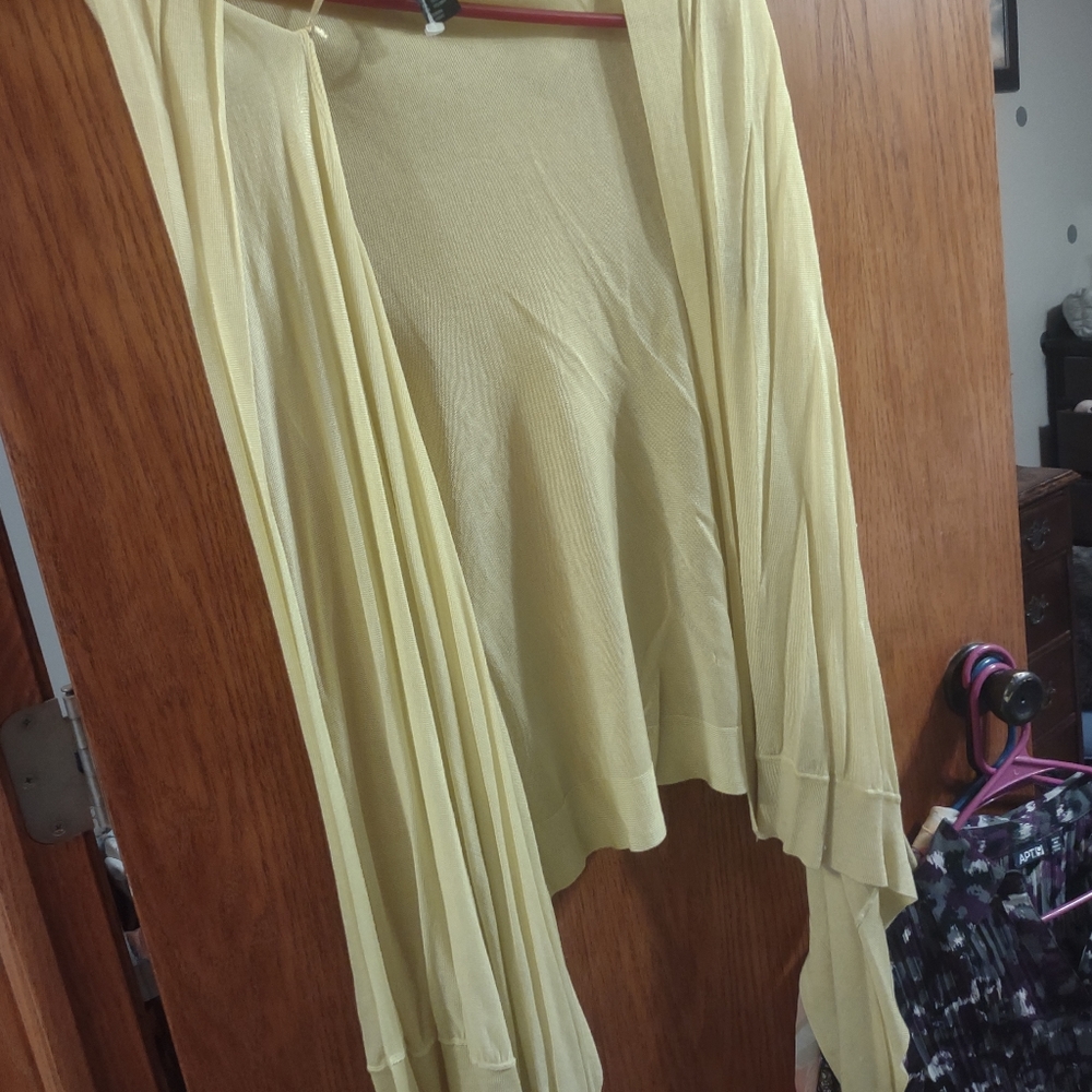 Long Yellow/Lime H&M Sweater